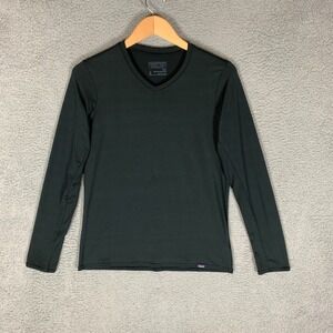 Patagonia Capilene Daily Shirt Womens Medium Faded Black Long Sleeve Baselayer‎